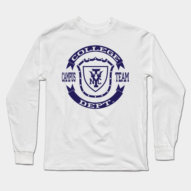 NYC. College. Athletic. Sport  design. Long Sleeve T-Shirt by lakokakr